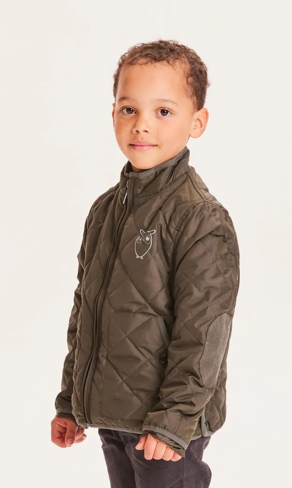 KnowledgeCotton Apparel Jackets REED Quilted Jacket Forrest Night 8211 Kids KnowledgeCotton Apparel Jackets REED Quilted Jacket Forrest Night 8211 Kids