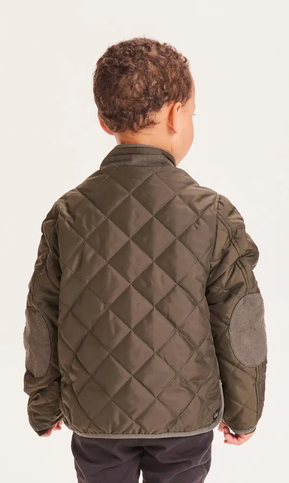 KnowledgeCotton Apparel Jackets REED Quilted Jacket Forrest Night 8211 Kids KnowledgeCotton Apparel Jackets REED Quilted Jacket Forrest Night 8211 Kids