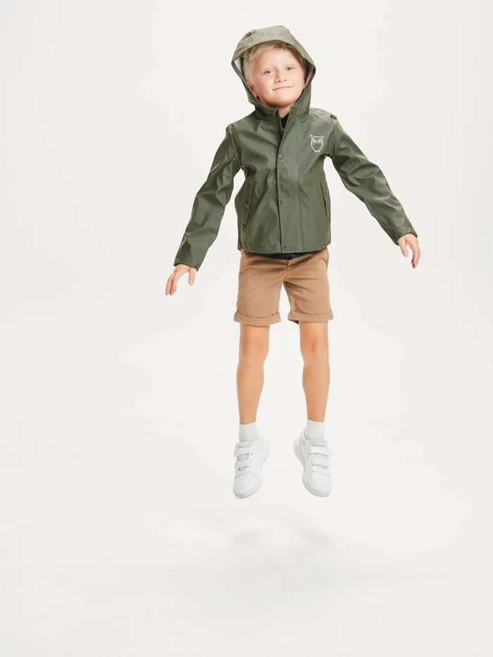 KnowledgeCotton Apparel Jackets Short Rain Jacket Forrest Night 8211 Kids KnowledgeCotton Apparel Jackets Short Rain Jacket Forrest Night 8211 Kids