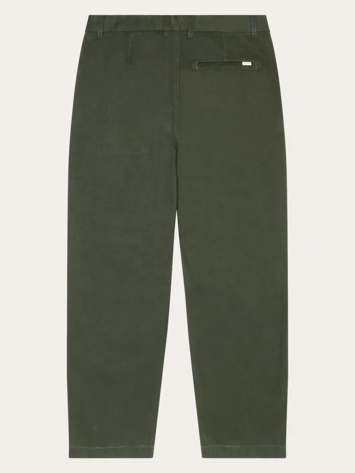 KnowledgeCotton Apparel Pants FLINT Organic Cotton Twill Chino GOTSVegan Forrest Night 8211 Men KnowledgeCotton Apparel Pants FLINT Organic Cotton Twill Chino GOTSVegan Forrest Night 8211 Men