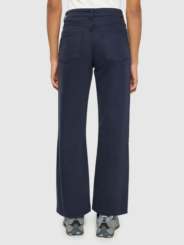 KnowledgeCotton Apparel Pants GALE Straight Midrise Garment Dyed Twill 5pocket Pants Gotsvegan 8211 Women