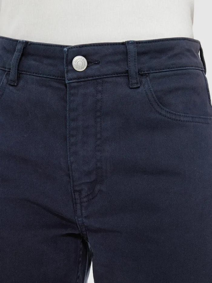KnowledgeCotton Apparel Pants GALE Straight Midrise Garment Dyed Twill 5pocket Pants Gotsvegan 8211 Women