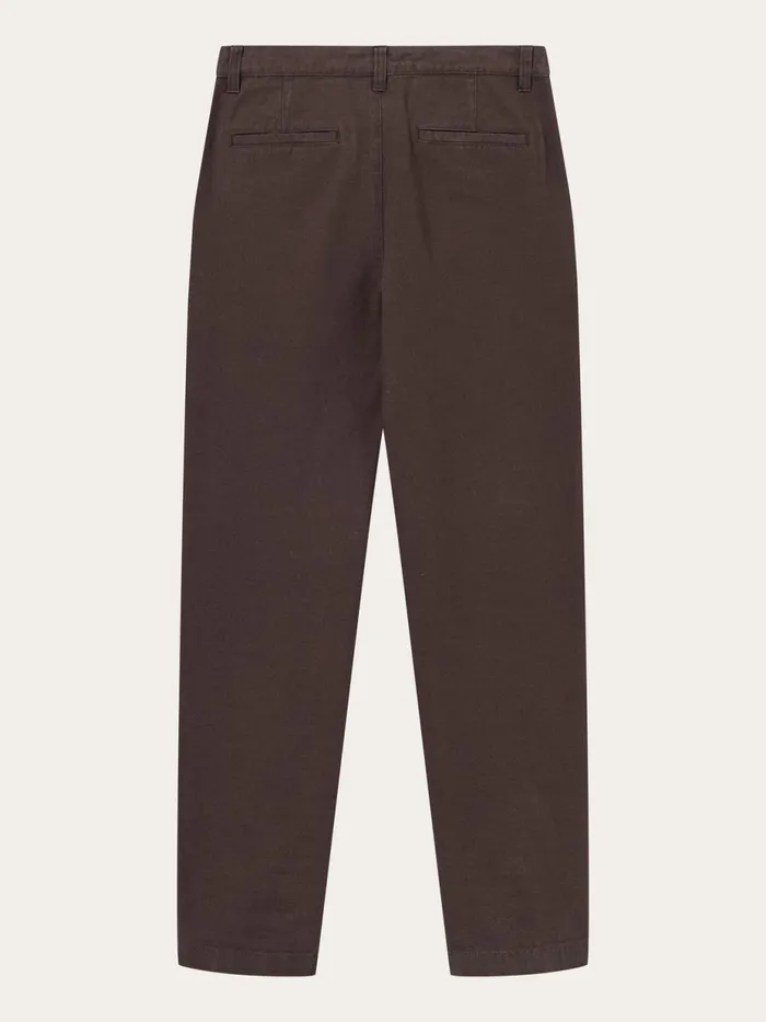 KnowledgeCotton Apparel Pants IRIS Mom Midrise Chino Chocolate Plum 8211 Women KnowledgeCotton Apparel Pants IRIS Mom Midrise Chino Chocolate Plum 8211 Women