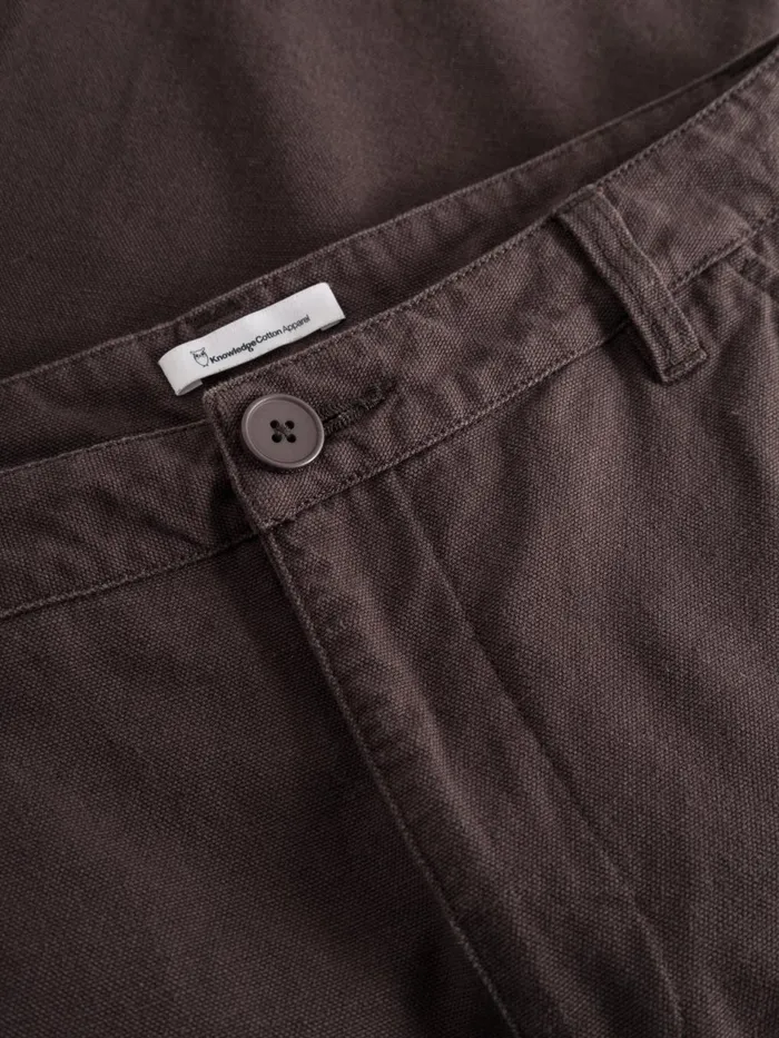 KnowledgeCotton Apparel Pants IRIS Mom Midrise Chino Chocolate Plum 8211 Women KnowledgeCotton Apparel Pants IRIS Mom Midrise Chino Chocolate Plum 8211 Women