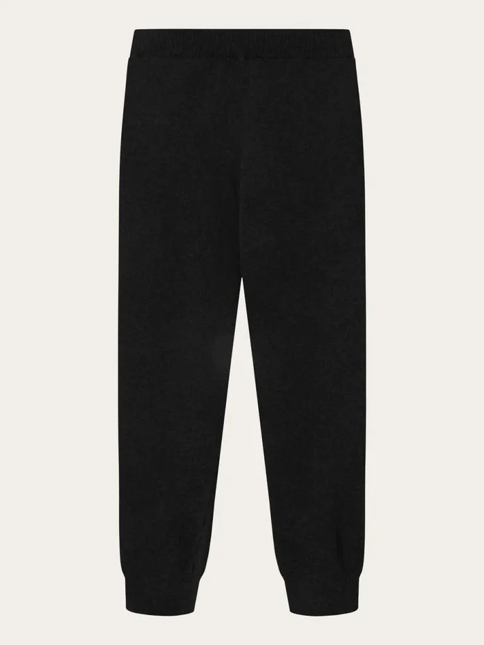 KnowledgeCotton Apparel Pants JADE Hybrid Knitted Jog Pants Black Jet 8211 Women