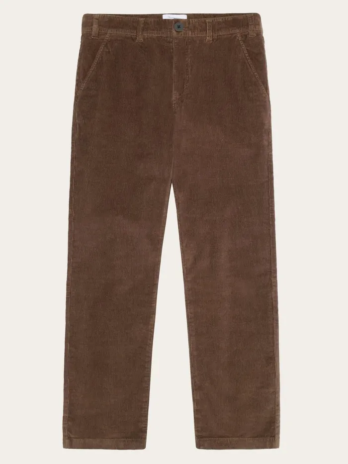 KnowledgeCotton Apparel Pants Organic Cotton Chuck Corduroy Pants GOTS Demitasse brown 8211 Men KnowledgeCotton Apparel Pants Organic Cotton Chuck Corduroy Pants GOTS Demitasse brown 8211 Men