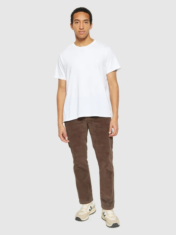 KnowledgeCotton Apparel Pants Organic Cotton Chuck Corduroy Pants GOTS Demitasse brown 8211 Men KnowledgeCotton Apparel Pants Organic Cotton Chuck Corduroy Pants GOTS Demitasse brown 8211 Men