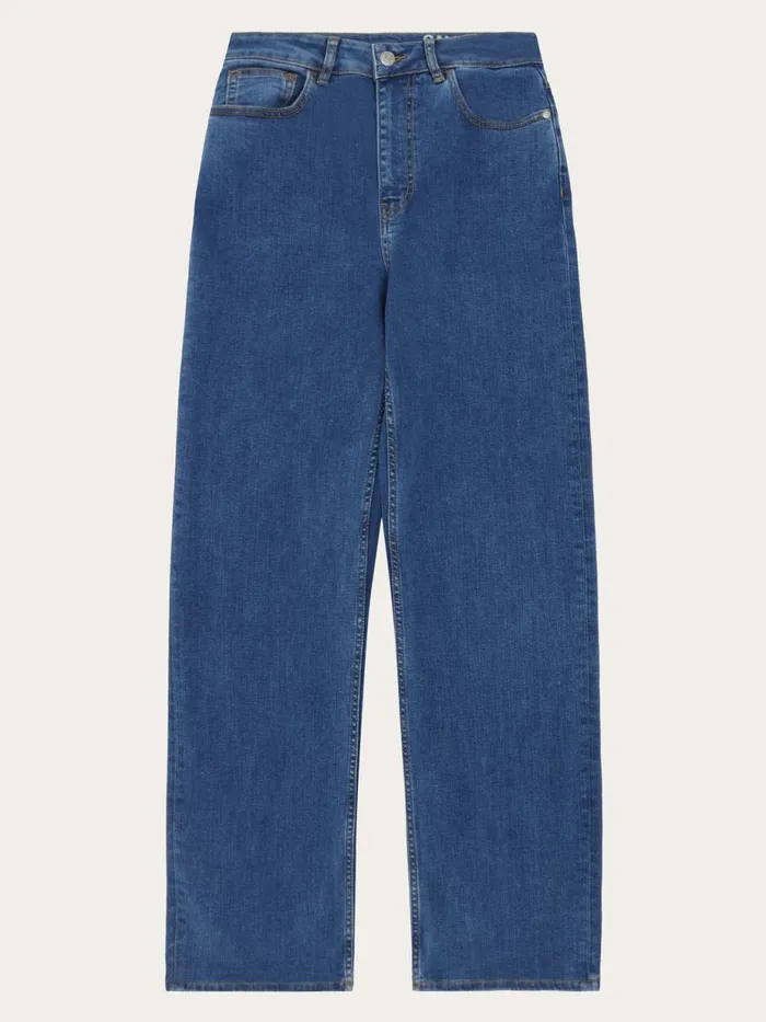 KnowledgeCotton Apparel Pants Organic Cotton Gale Jeans GOTS Medium Blue 8211 Women KnowledgeCotton Apparel Pants Organic Cotton Gale Jeans GOTS Medium Blue 8211 Women