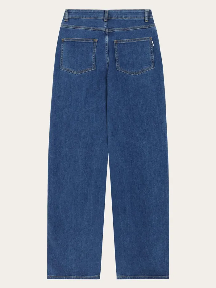 KnowledgeCotton Apparel Pants Organic Cotton Gale Jeans GOTS Medium Blue 8211 Women KnowledgeCotton Apparel Pants Organic Cotton Gale Jeans GOTS Medium Blue 8211 Women