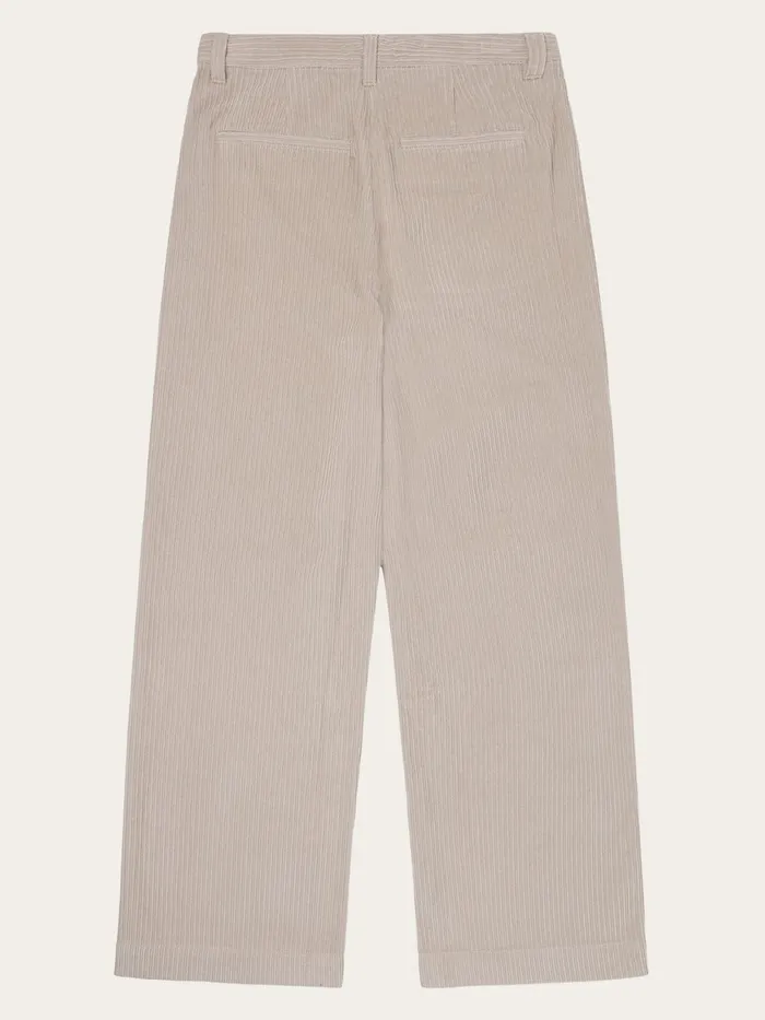 KnowledgeCotton Apparel Pants POSEY Wide Highrise Irregular Corduroy Pant Gotsvegan 8211 Women