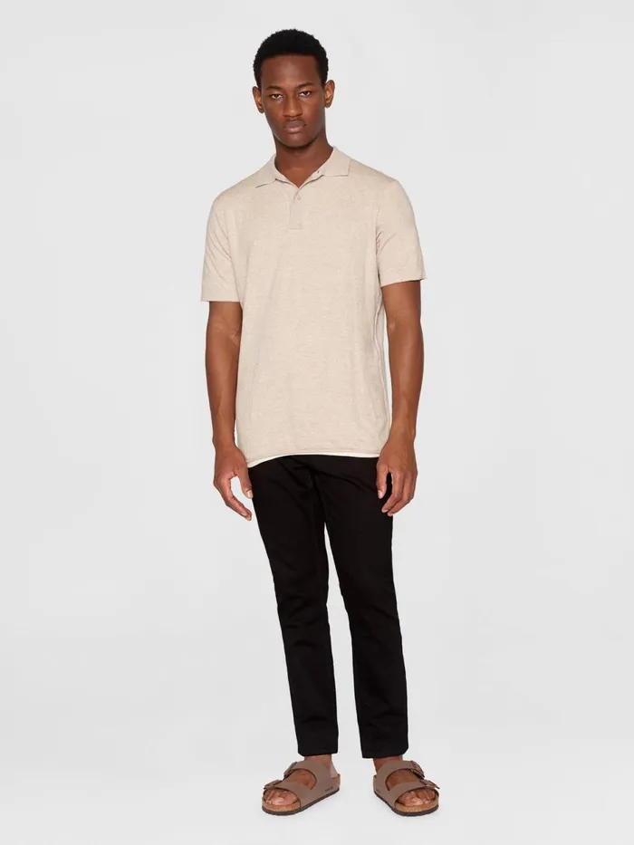 KnowledgeCotton Apparel Polo Shirts Regular Double Layer Knitted Short Sleeved Polo Gots 8211 Men KnowledgeCotton Apparel Polo Shirts Regular Double Layer Knitted Short Sleeved Polo Gots 8211 Men