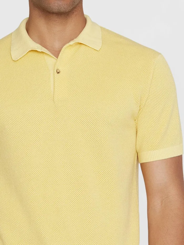 KnowledgeCotton Apparel Polo Shirts Regular Two Toned Knitted Short Sleeved Polo Gotsvegan 8211 Men KnowledgeCotton Apparel Polo Shirts Regular Two Toned Knitted Short Sleeved Polo Gotsvegan 8211 Men