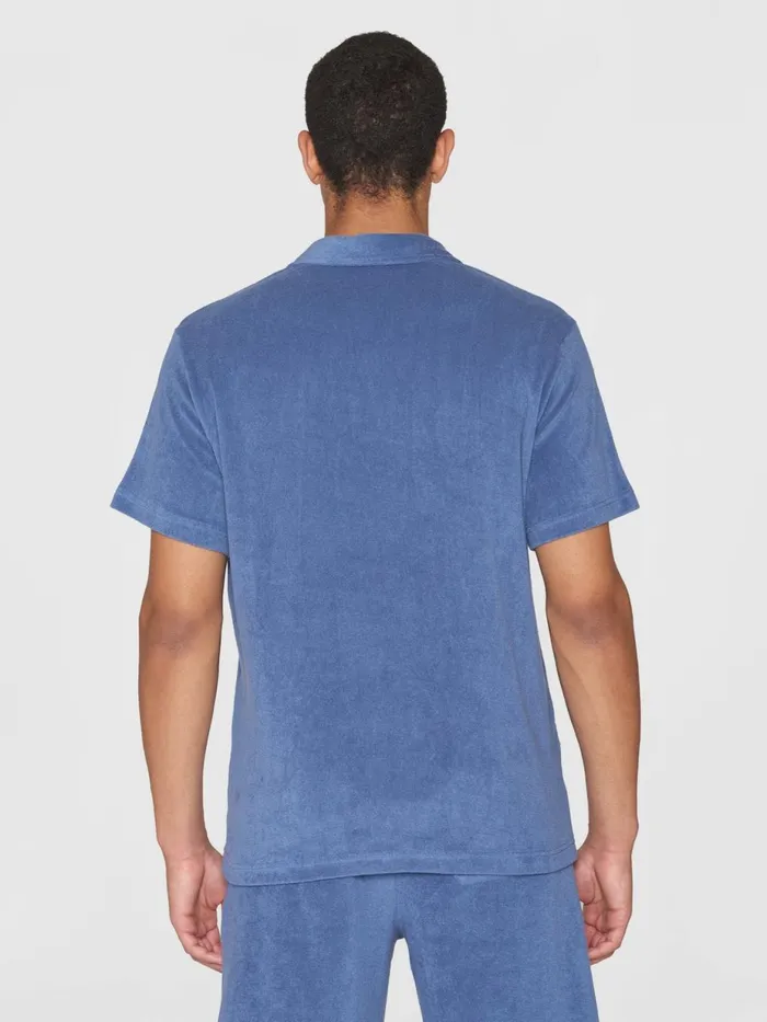 KnowledgeCotton Apparel Polo Shirts Terry Polo Moonlight Blue 8211 Men KnowledgeCotton Apparel Polo Shirts Terry Polo Moonlight Blue 8211 Men