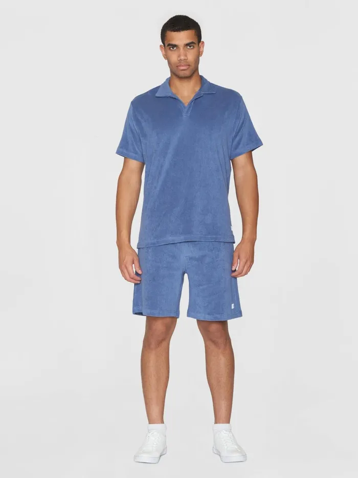 KnowledgeCotton Apparel Polo Shirts Terry Polo Moonlight Blue 8211 Men KnowledgeCotton Apparel Polo Shirts Terry Polo Moonlight Blue 8211 Men