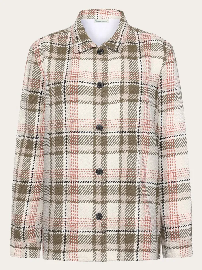 KnowledgeCotton Apparel Shirts Heavy Flannel Checked Overshirt Gotsvegan 8211 Women KnowledgeCotton Apparel Shirts Heavy Flannel Checked Overshirt Gotsvegan 8211 Women