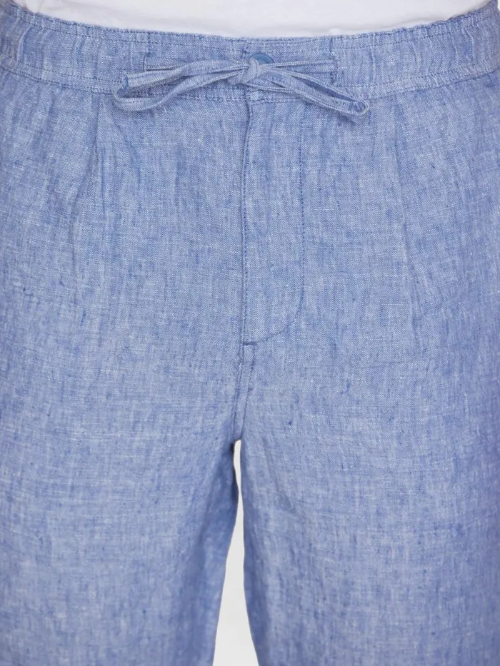 KnowledgeCotton Apparel Shorts Loose Linen Shorts Moonlight Blue 8211 Men KnowledgeCotton Apparel Shorts Loose Linen Shorts Moonlight Blue 8211 Men