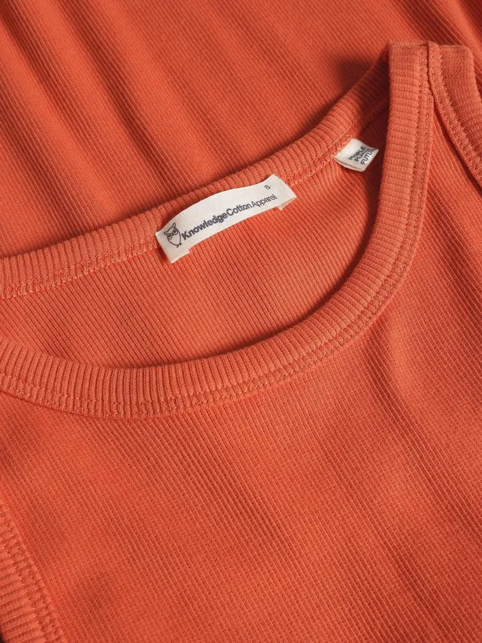KnowledgeCotton Apparel TShirts And Tops Racer Rib Top Langoustino 8211 Women KnowledgeCotton Apparel TShirts And Tops Racer Rib Top Langoustino 8211 Women