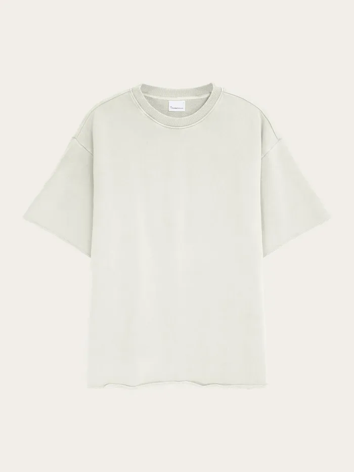 KnowledgeCotton Apparel TShirts Loose Fit Reactive Dyed Sweat Tshirt Gotsvegan 8211 Men