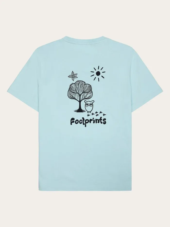 KnowledgeCotton Apparel TShirts Regular Single Jersey Printed Tshirt Regenerative Organic Certified 8211 Men KnowledgeCotton Apparel TShirts Regular Single Jersey Printed Tshirt Regenerative Organic Certified 8211 Men