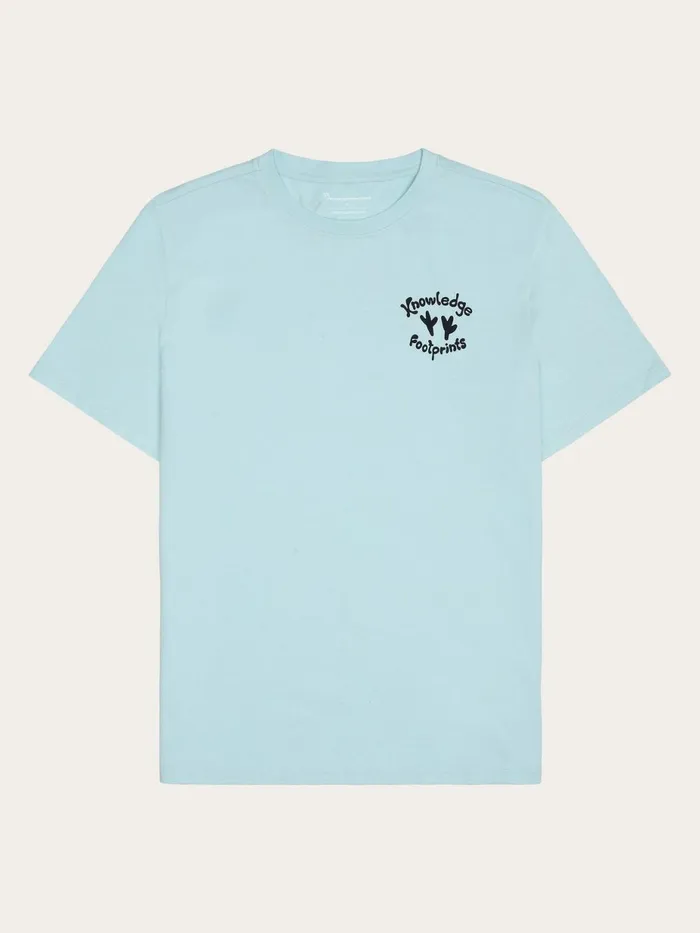 KnowledgeCotton Apparel TShirts Regular Single Jersey Printed Tshirt Regenerative Organic Certified 8211 Men KnowledgeCotton Apparel TShirts Regular Single Jersey Printed Tshirt Regenerative Organic Certified 8211 Men