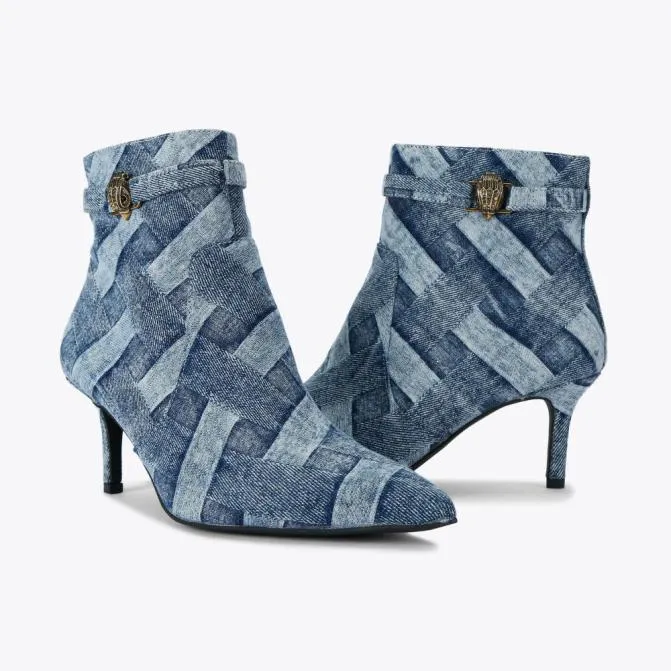 Kurt Geiger Boots Kensington Flexi Ankle Boot Denim 8211 Women