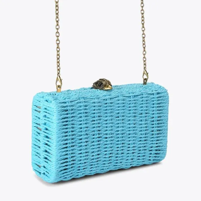 Kurt Geiger Clutch Bags Kensington Clutch Bag Turquoise 8211 Women