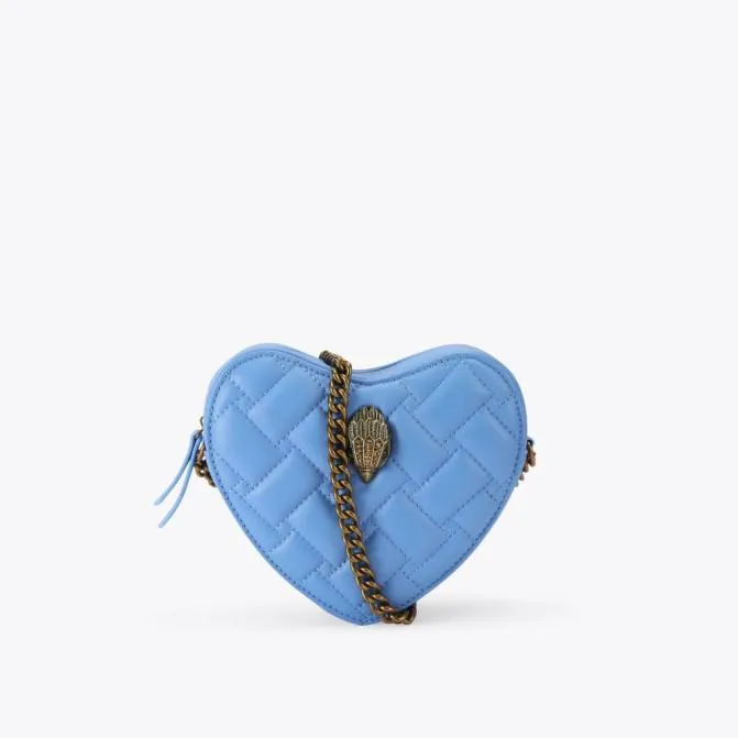 Kurt Geiger Crossbody Bags Kensington Heart Bag Mid Blue 8211 Women