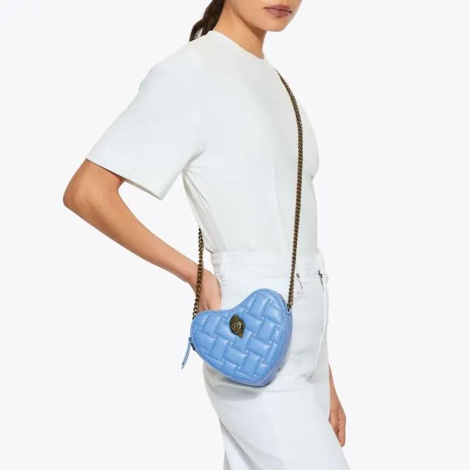 Kurt Geiger Crossbody Bags Kensington Heart Bag Mid Blue 8211 Women