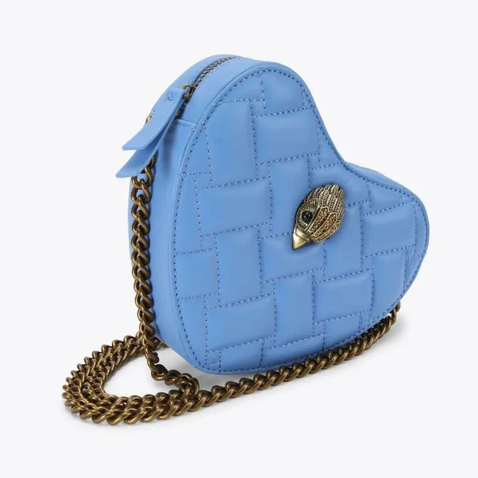 Kurt Geiger Crossbody Bags Kensington Heart Bag Mid Blue 8211 Women