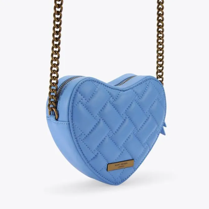 Kurt Geiger Crossbody Bags Kensington Heart Bag Mid Blue 8211 Women