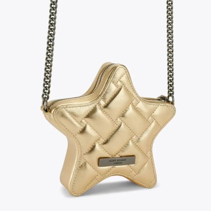 Kurt Geiger Crossbody Bags Kensington Star Cross Body Bag Gold 8211 Women