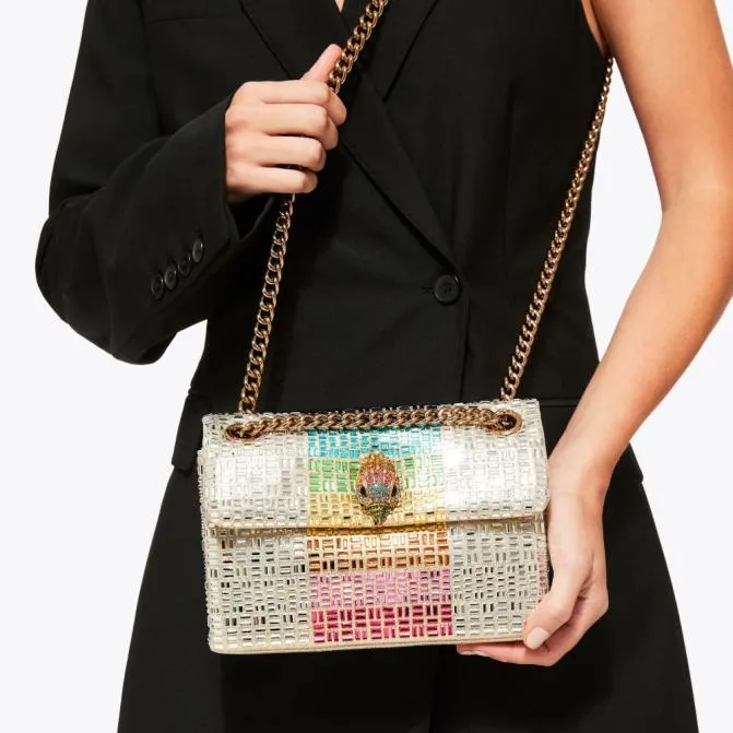 Kurt Geiger Crossbody Bags Mini Crystal Kensington Bag White Other 8211 Women