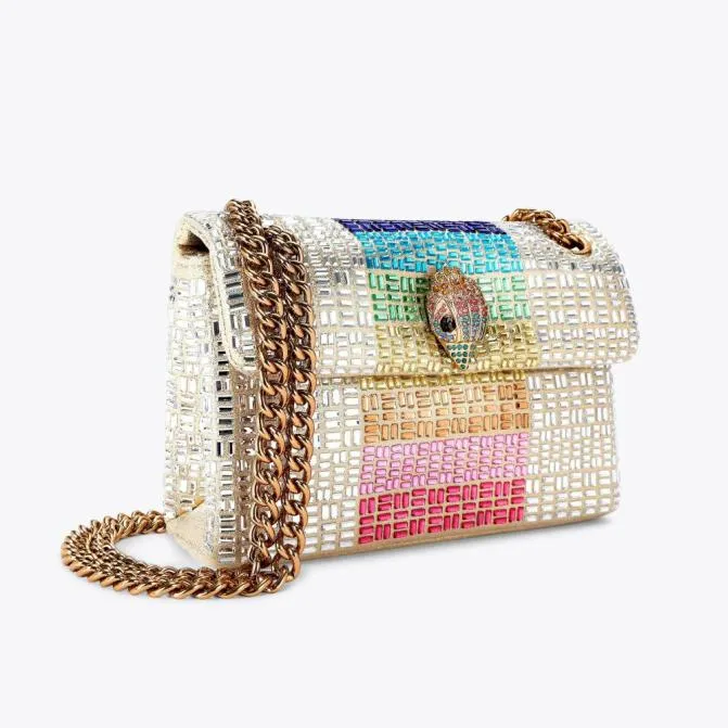 Kurt Geiger Crossbody Bags Mini Crystal Kensington Bag White Other 8211 Women