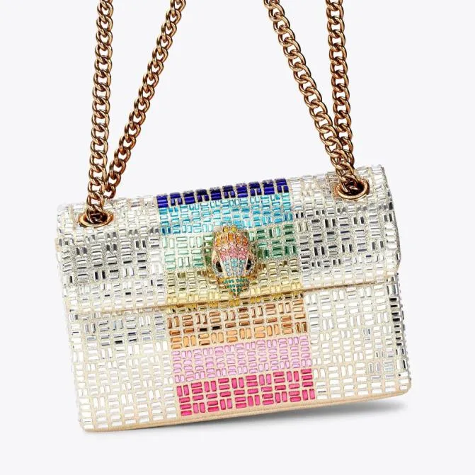 Kurt Geiger Crossbody Bags Mini Crystal Kensington Bag White Other 8211 Women