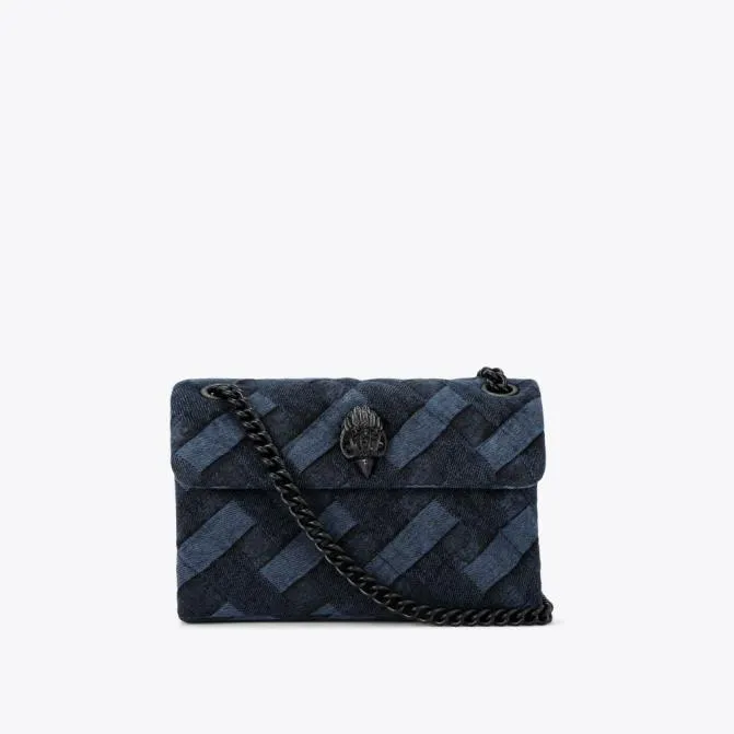 Kurt Geiger Crossbody Bags Mini Denim Kensington Bag Blue Dark 8211 Women