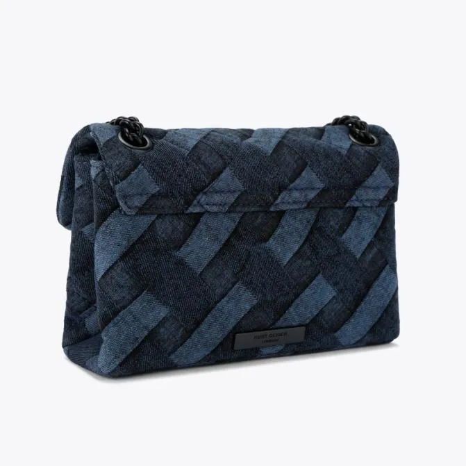 Kurt Geiger Crossbody Bags Mini Denim Kensington Bag Blue Dark 8211 Women