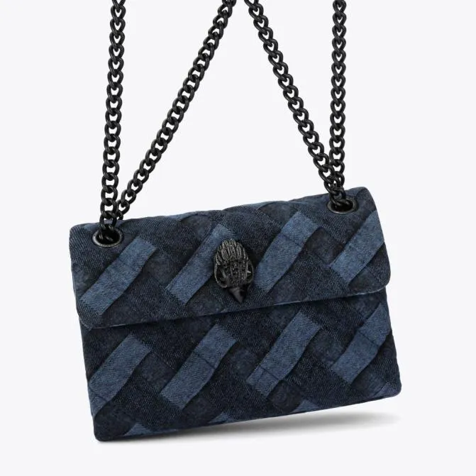 Kurt Geiger Crossbody Bags Mini Denim Kensington Bag Blue Dark 8211 Women