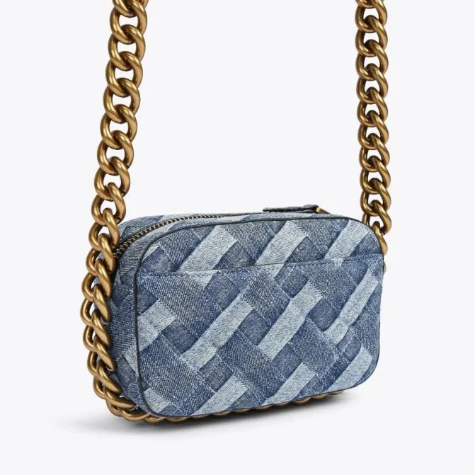 Kurt Geiger Crossbody Bags Small Denim Kensington Camera Bag Denim 8211 Women