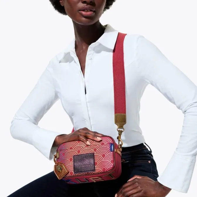 Kurt Geiger Crossbody Bags Small Southbank Camera Bag Red Combination 8211 Women