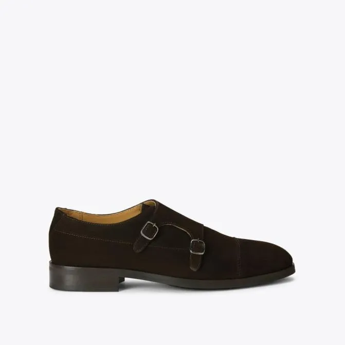 Kurt Geiger Dress Shoes Mens Hunter Monk Dark Brown 8211 Men