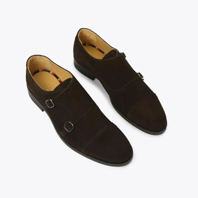 Kurt Geiger Dress Shoes Mens Hunter Monk Dark Brown 8211 Men