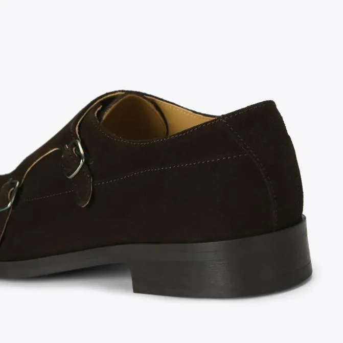 Kurt Geiger Dress Shoes Mens Hunter Monk Dark Brown 8211 Men