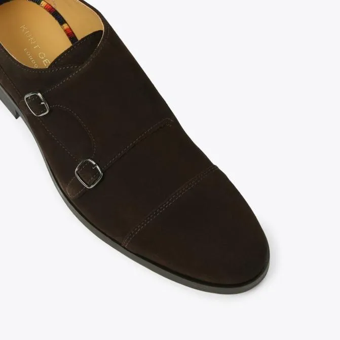 Kurt Geiger Dress Shoes Mens Hunter Monk Dark Brown 8211 Men