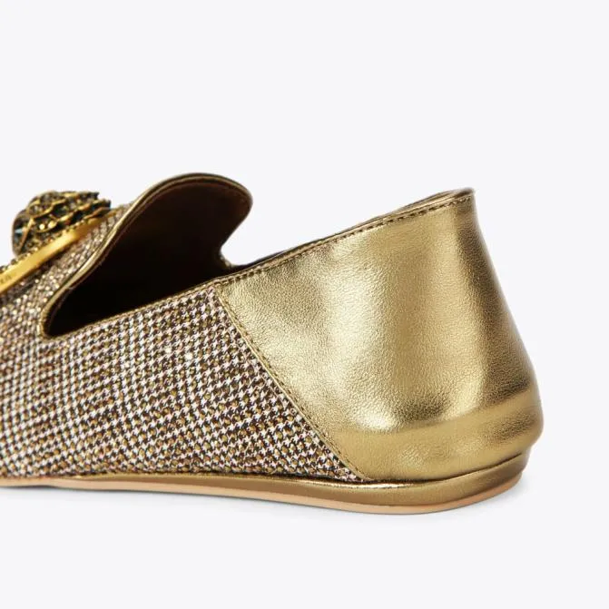 Kurt Geiger Flats Chelsea Point Slip On Beige Combination 8211 Women