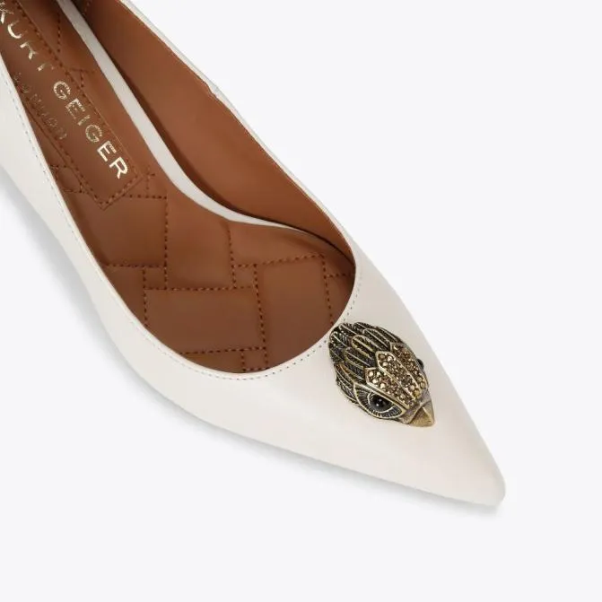 Kurt Geiger Heels Belgravia Eagle Court Bone 8211 Women