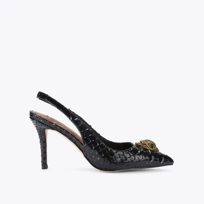 Kurt Geiger Heels Belgravia High Sling Back Heel Black Other 8211 Women