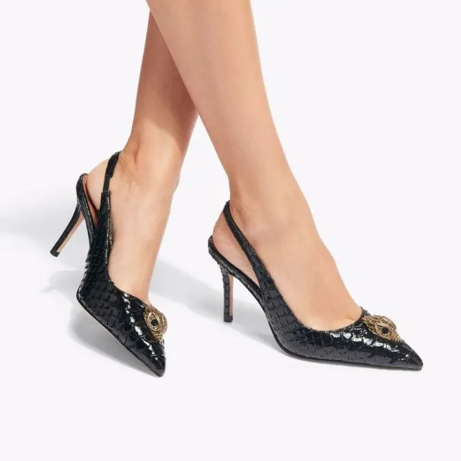 Kurt Geiger Heels Belgravia High Sling Back Heel Black Other 8211 Women