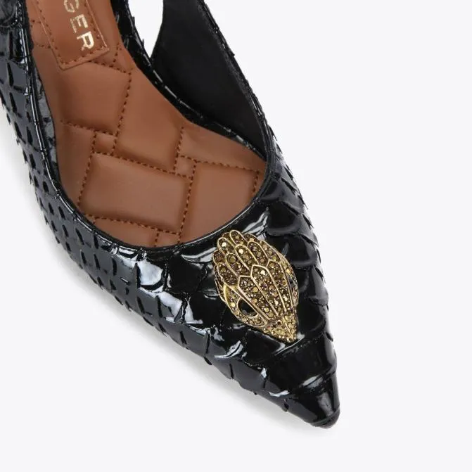 Kurt Geiger Heels Belgravia High Sling Back Heel Black Other 8211 Women