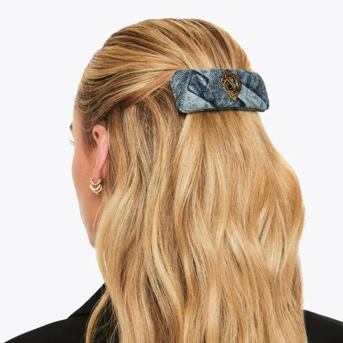 Kurt Geiger Jewelry Eagle Barrette Denim 8211 Women