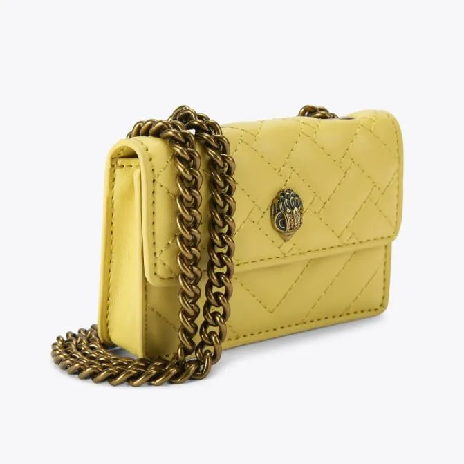Kurt Geiger Micro Bags Micro Kensington Yellow 8211 Women